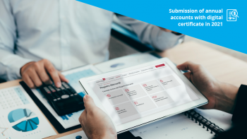 Submission of annual accounts with digital certificate in 2021